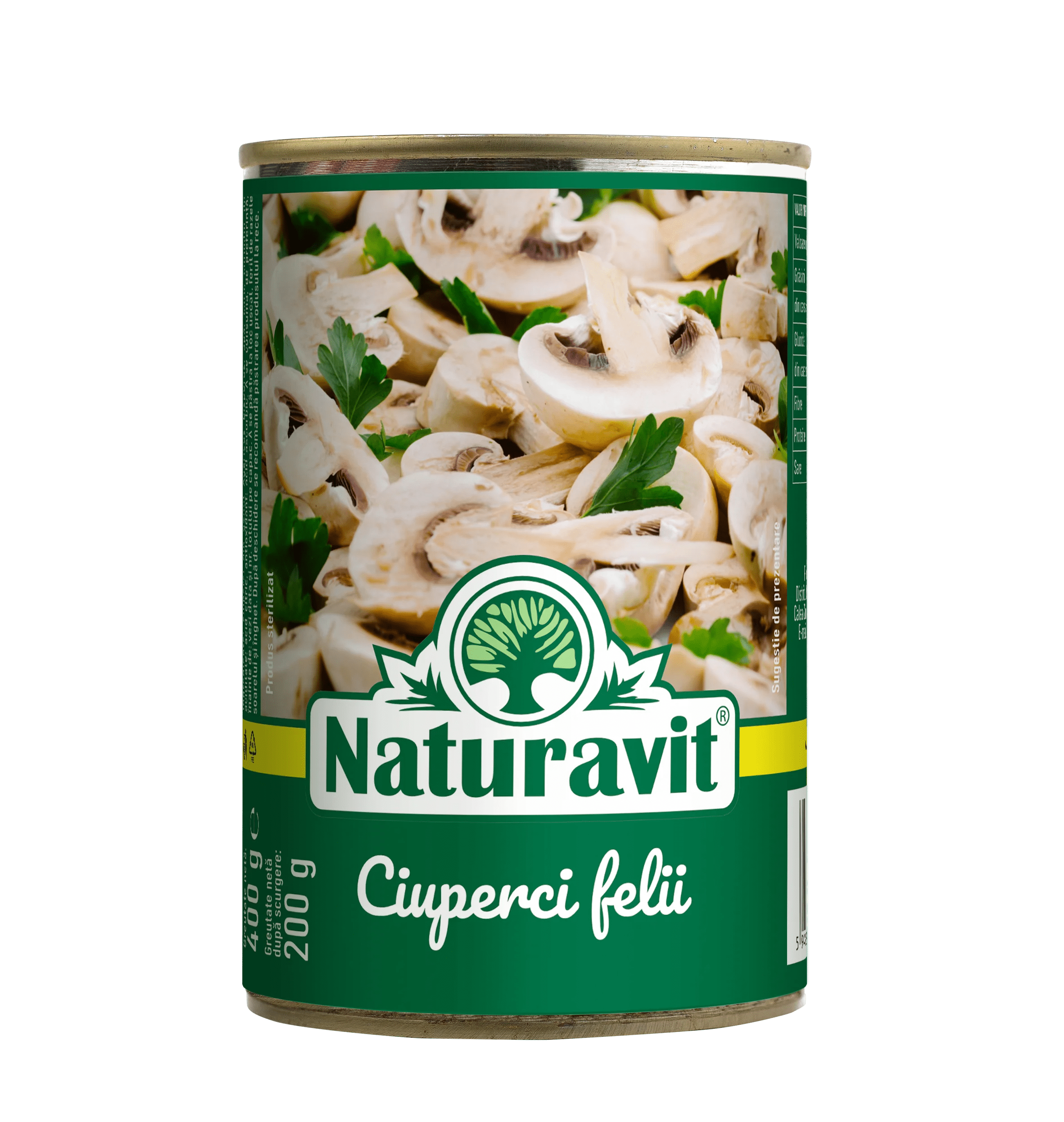 OBLIO DISCOUNTER CIUPERCI NATURAVIT 400G FELII CUTIE