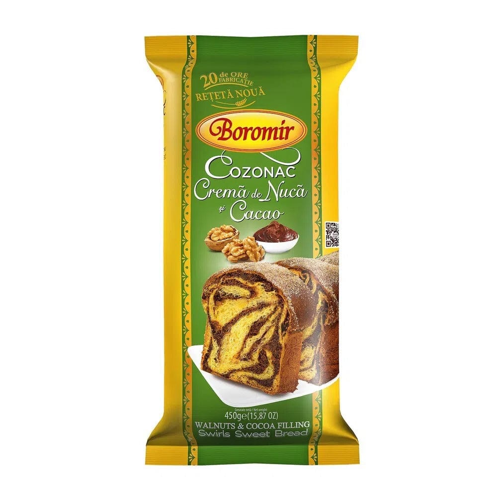 OBLIO DISCOUNTER COZONAC BOROMIR 450G NUCA CACAO