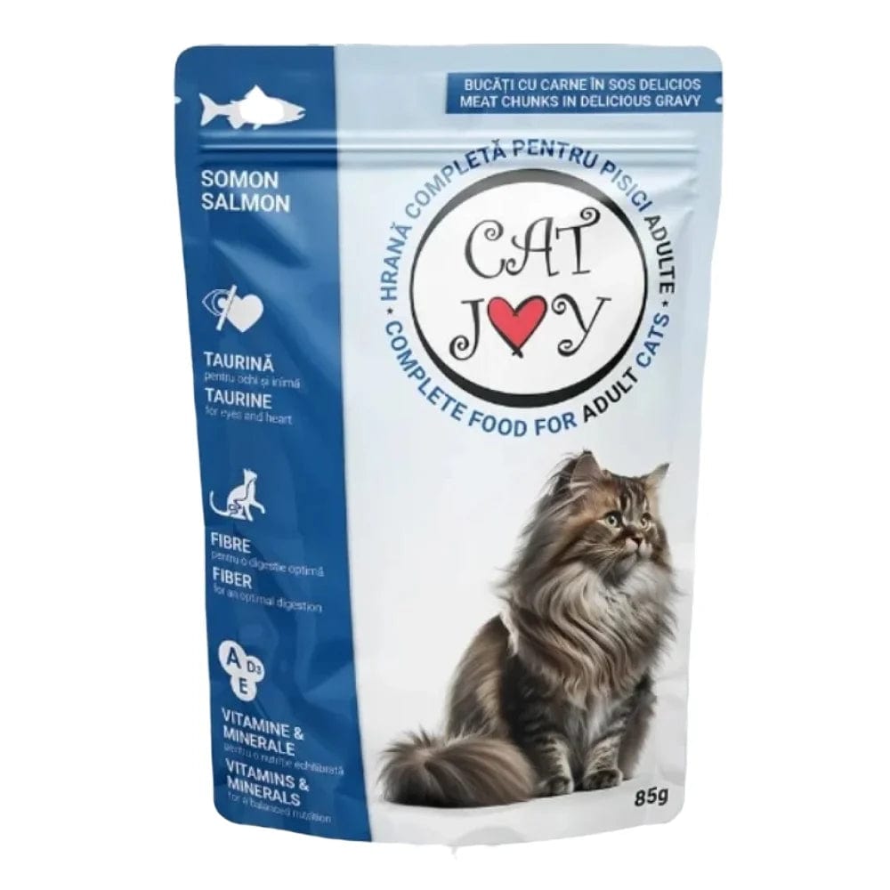 Oblio Discounter MANCARE PISICI CAT JOY 85G SOMON ADULT