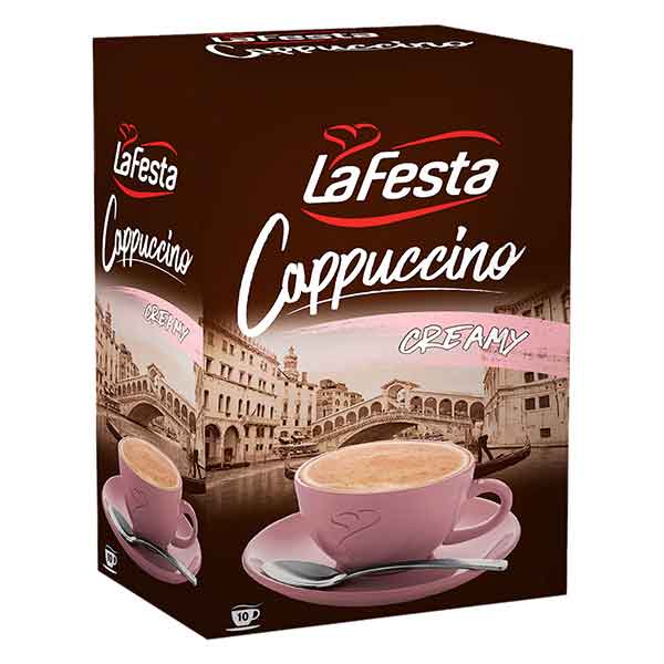 OBLIO DISCOUNTER CAPPUCCINO LA FESTA 10*12.5G FRISCA
