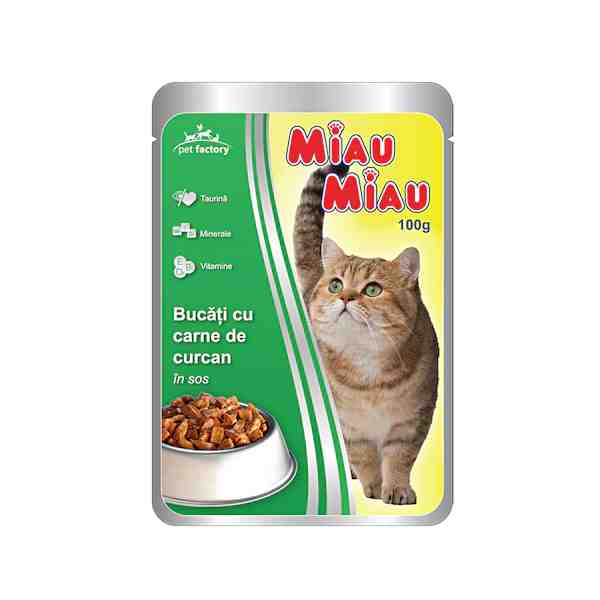 OBLIO DISCOUNTER MANCARE PISICI MIAU MIAU 100G CURCAN (24)