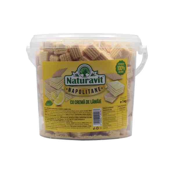 OBLIO DISCOUNTER NAPOLITANE NATURAVIT 1KG CREMA LAMAIE