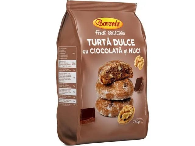 OBLIO DISCOUNTER TURTA DULCE BOROMIR 260G CIOCOLATA NUCI