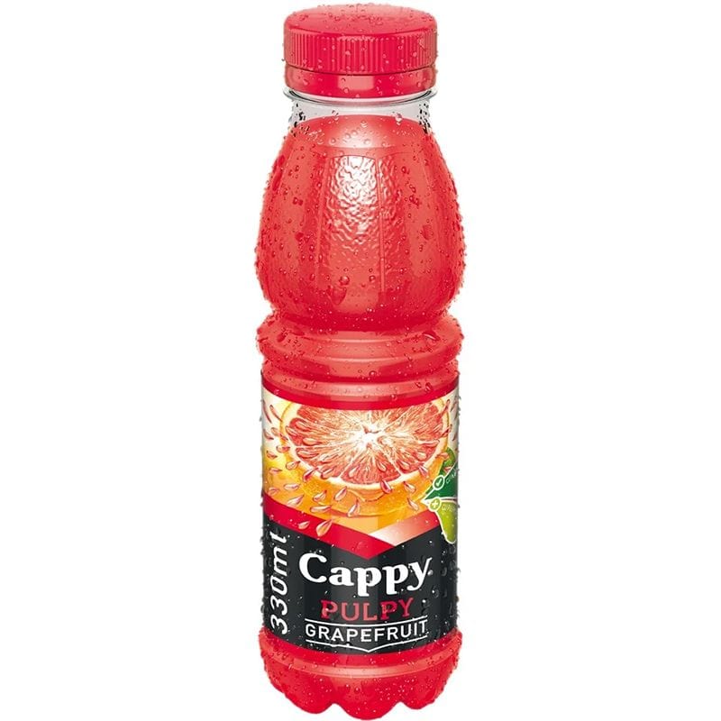 OBLIO DISCOUNTER SUC CAPPY 330ML PULPY GRAPEFRUIT (12)