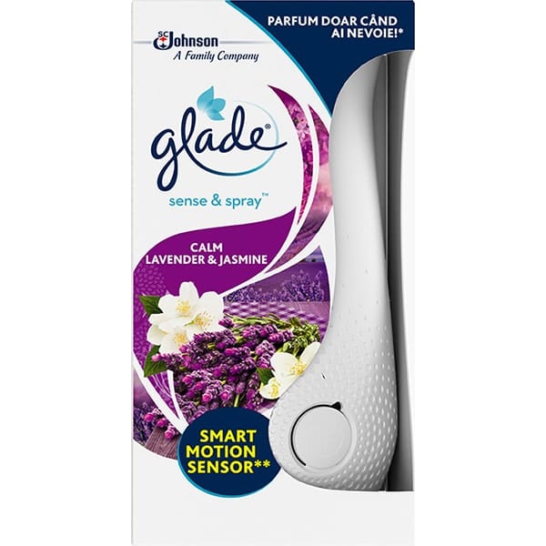 OBLIO DISCOUNTER GLADE ODORIZANT AUTOMATIC SENSE&SPRAY 18ML LAVANDA*4