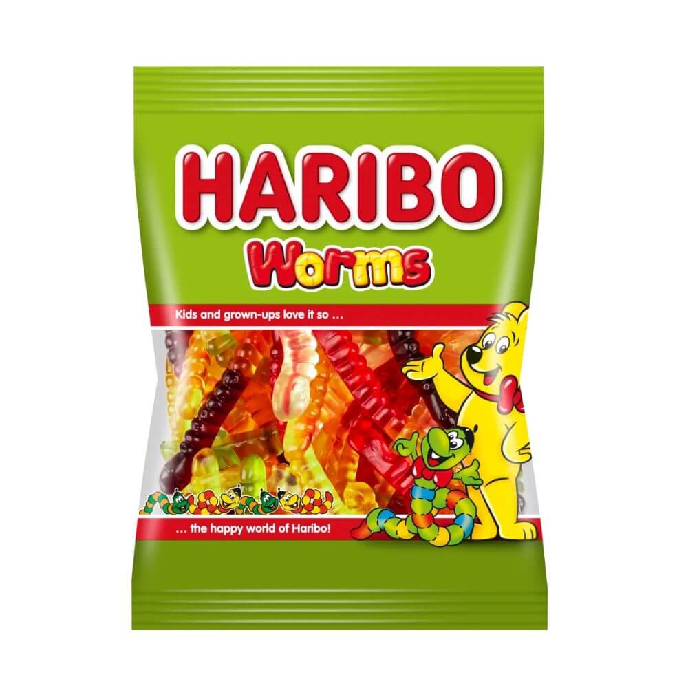 OBLIO DISCOUNTER JELEU HARIBO 100G WORMS (30)