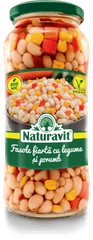 OBLIO DISCOUNTER FASOLE NATURAVIT 570G ALBA FIARTA LEGUME PORUMB