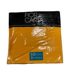 OBLIO DISCOUNTER BB SERVETELE FIORI DI CARTA COLORATE 3 STR 38*38 60BUC/SET