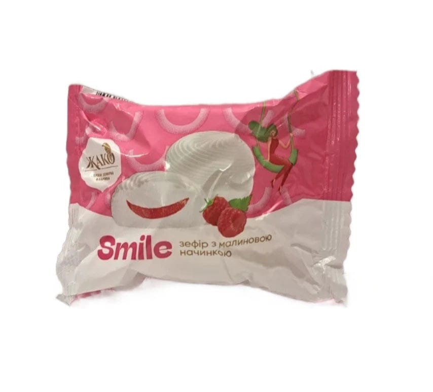 Oblio Discounter BUCURIA ZEFIR SMILE 50G ZMEURA