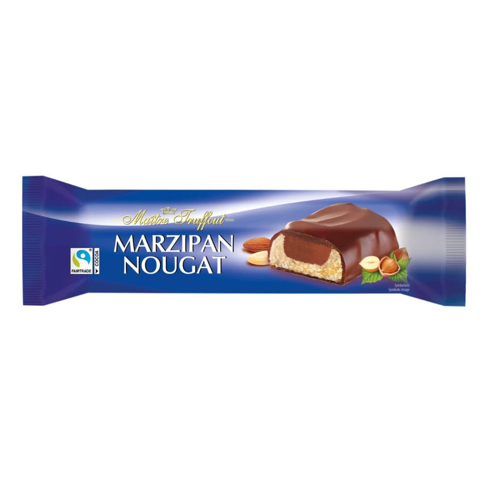 OBLIO DISCOUNTER GUNZ BATON MARTIPAN MAITRE TRUFFOUT 75G CU NUGA ALUNE SI CIOCOLATA 93365