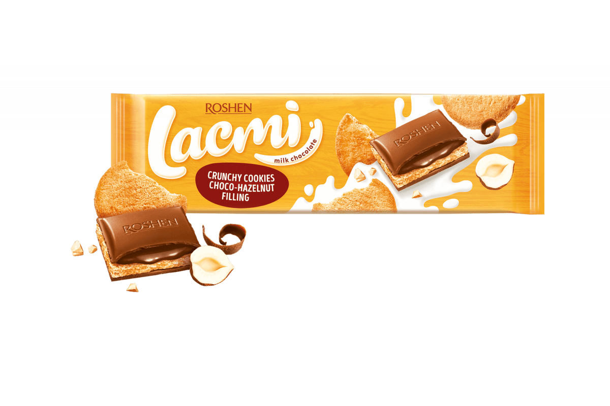 OBLIO DISCOUNTER CIOCOLATA ROSHEN LACMI 290G LAPTE ALUNE&BISCUITI