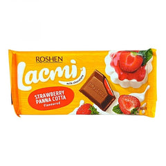 OBLIO DISCOUNTER CIOCOLATA ROSHEN LACMI 90G LAPTE CAPSUNI&PANNA COTTA