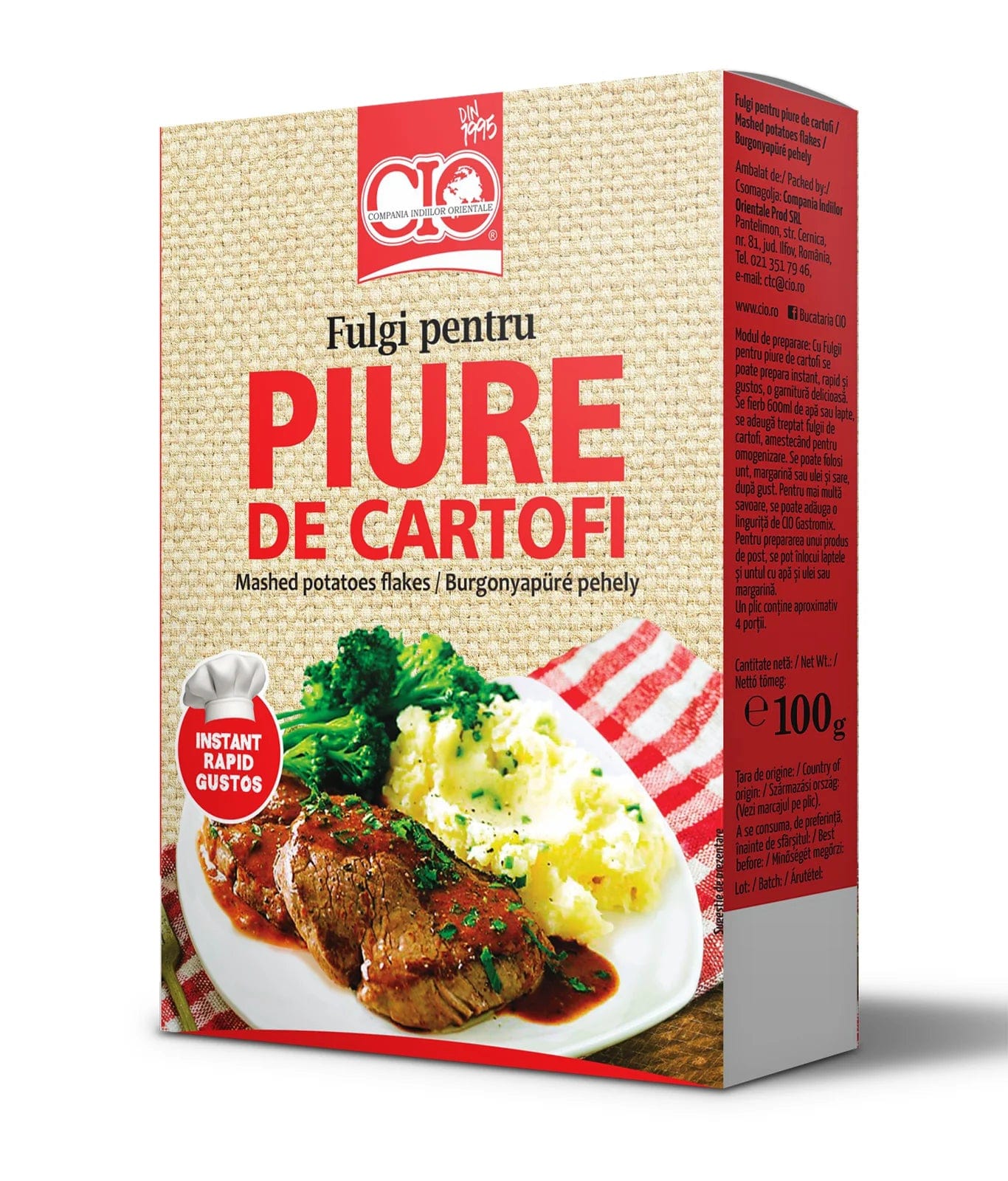 OBLIO DISCOUNTER CIO FULGI 100G PIURE CARTOFI