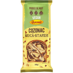 OBLIO DISCOUNTER COZONAC BOROMIR 500G VEGAN NUCA STAFIDE