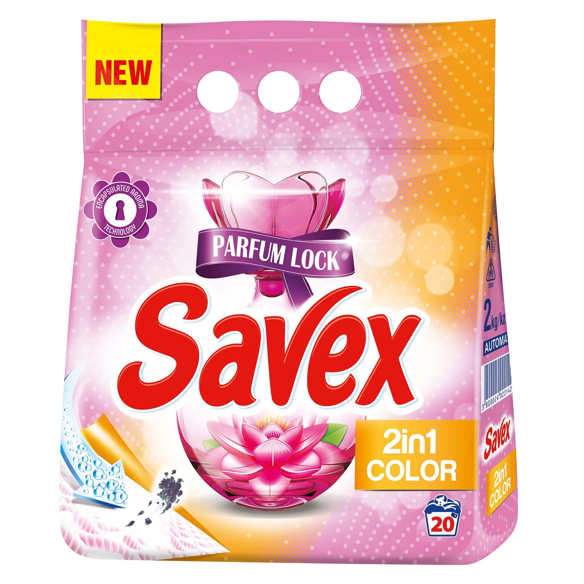 OBLIO DISCOUNTER DETERGENT SAVEX AUTOMAT 2IN1 COLOR 2KG