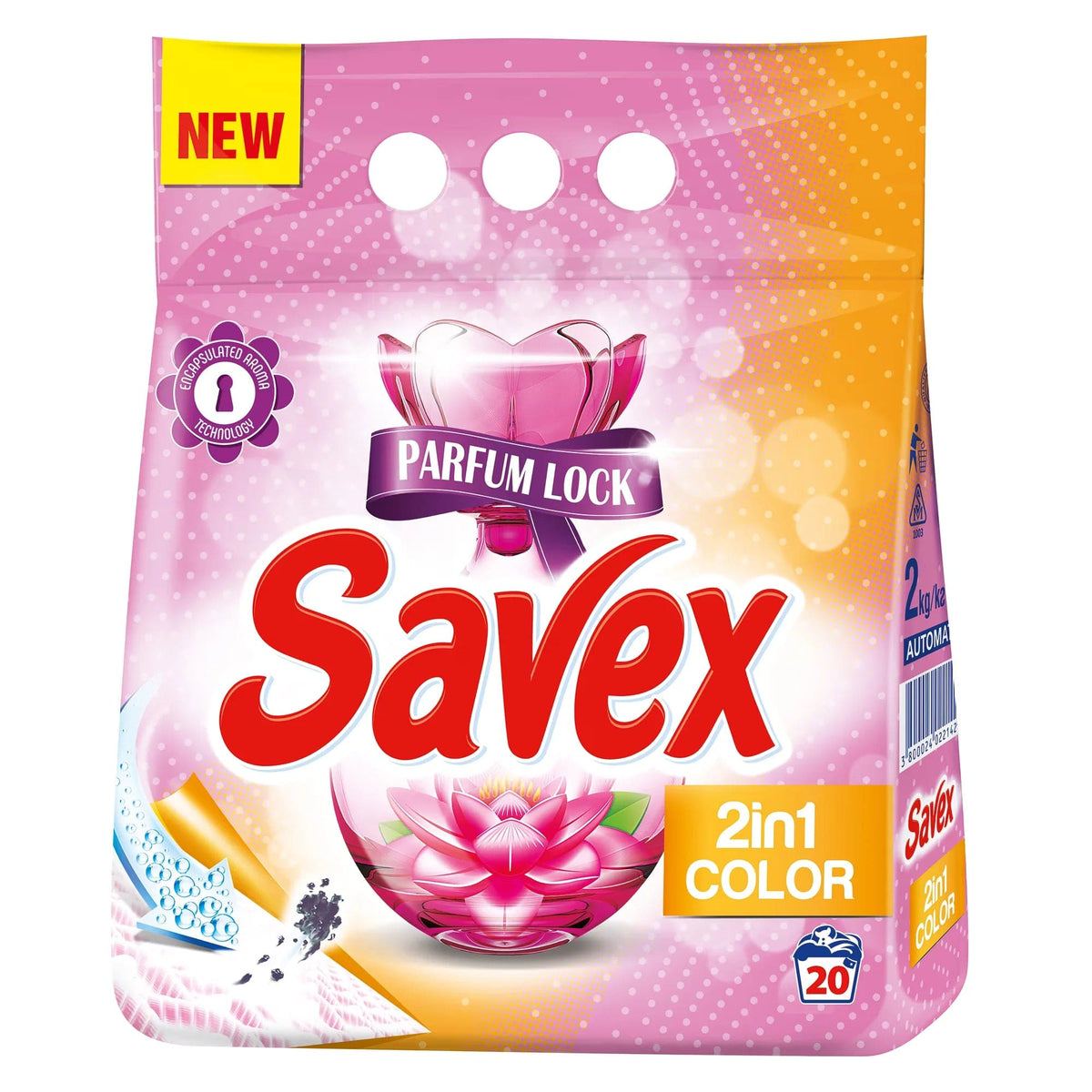 OBLIO DISCOUNTER DETERGENT SAVEX AUTOMAT 2IN1 COLOR 2KG