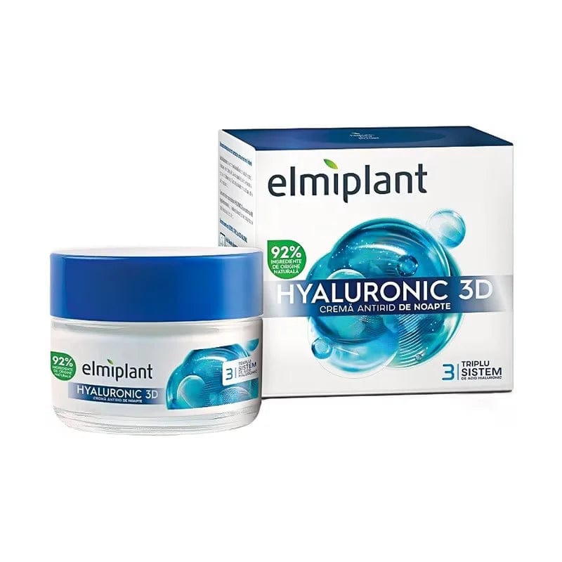 OBLIO DISCOUNTER CREMA ELMIPLANT 50ML ANTI RID HYALURONIC 3D NOAPTE