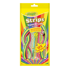 Oblio Discounter GUNZ JELEURI WOOGIE 80G RAINBOW STRIPS