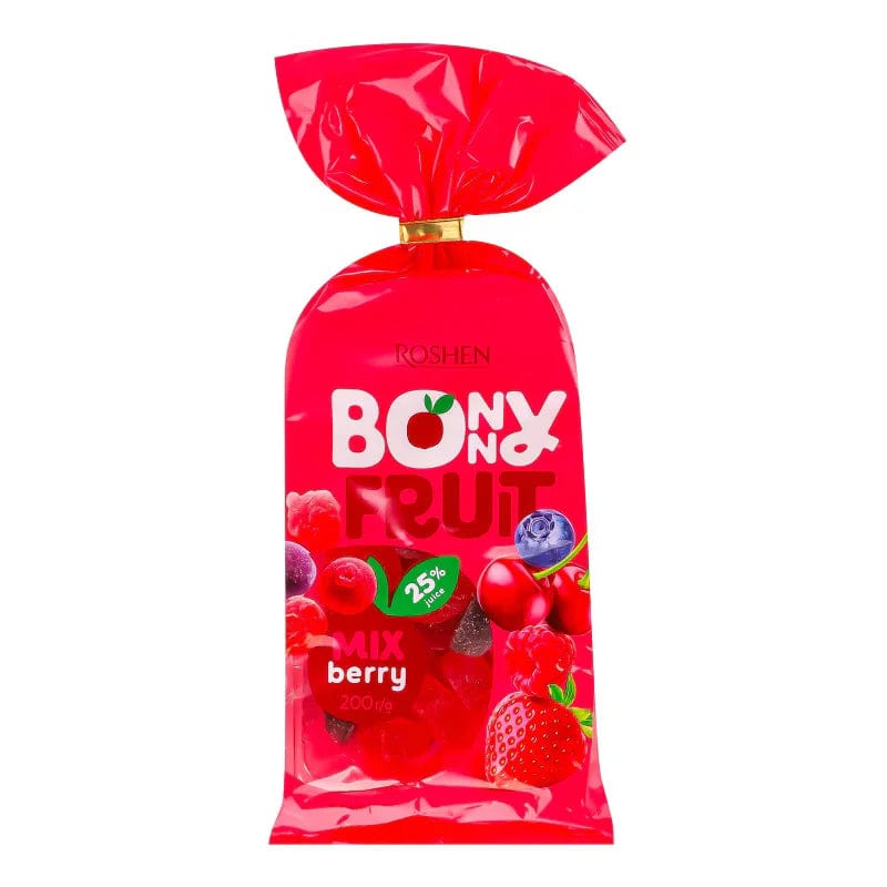 OBLIO DISCOUNTER JELEURI ROSHEN BONNY FRUIT 200G BERRY MIX