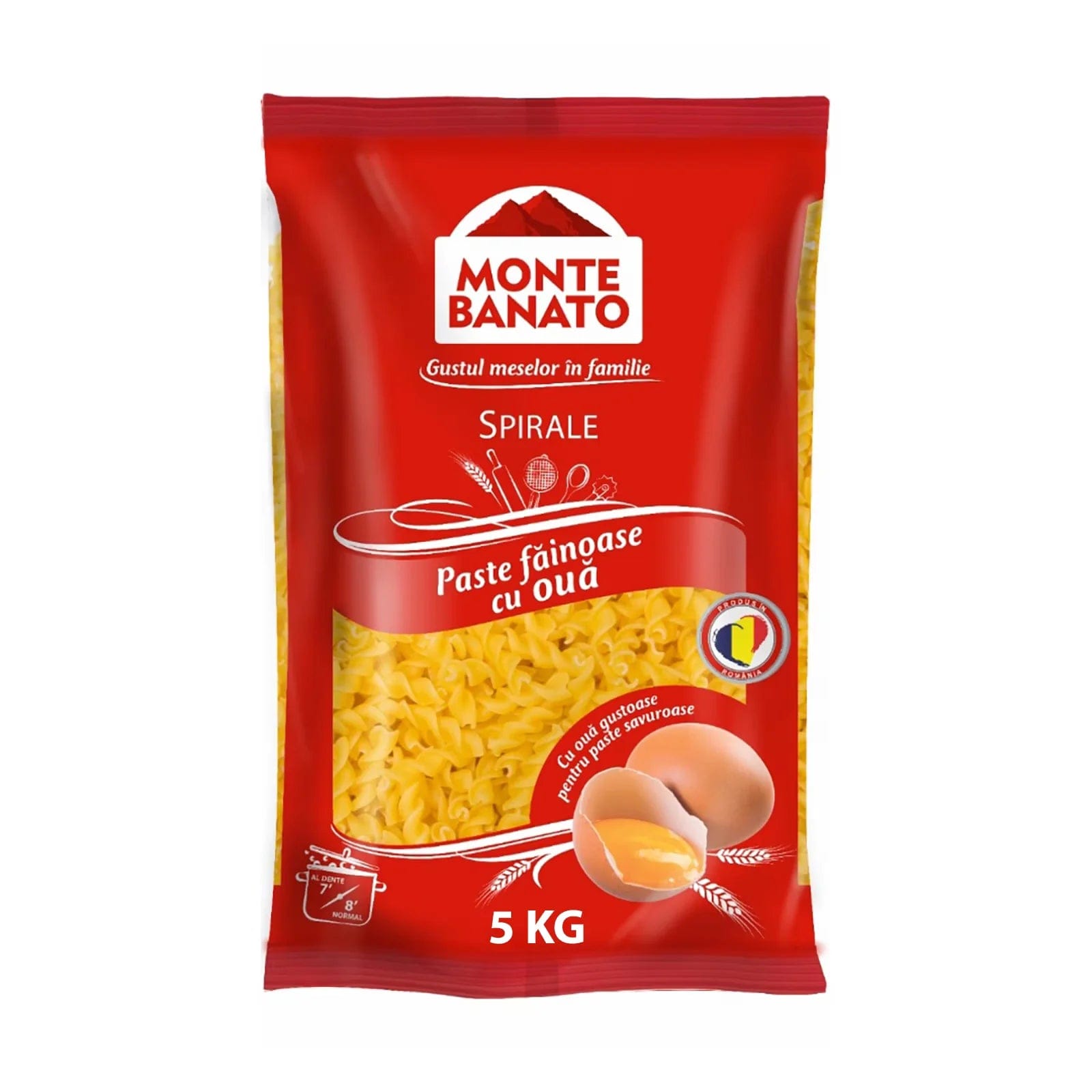 OBLIO DISCOUNTER PASTE MONTE BANATO 5KG SPIRALE CU OU