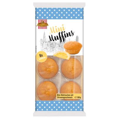 OBLIO DISCOUNTER GUNZ MINI MUFFINS 180G LAMAIE 87425