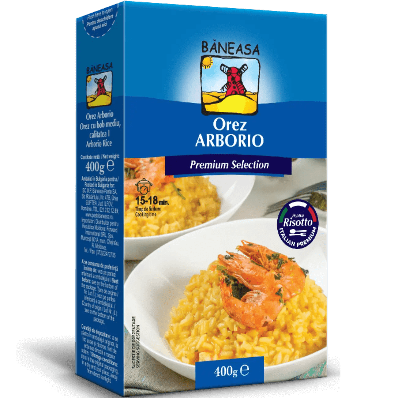 Oblio Discounter OREZ BANEASA 400G ARBORIO