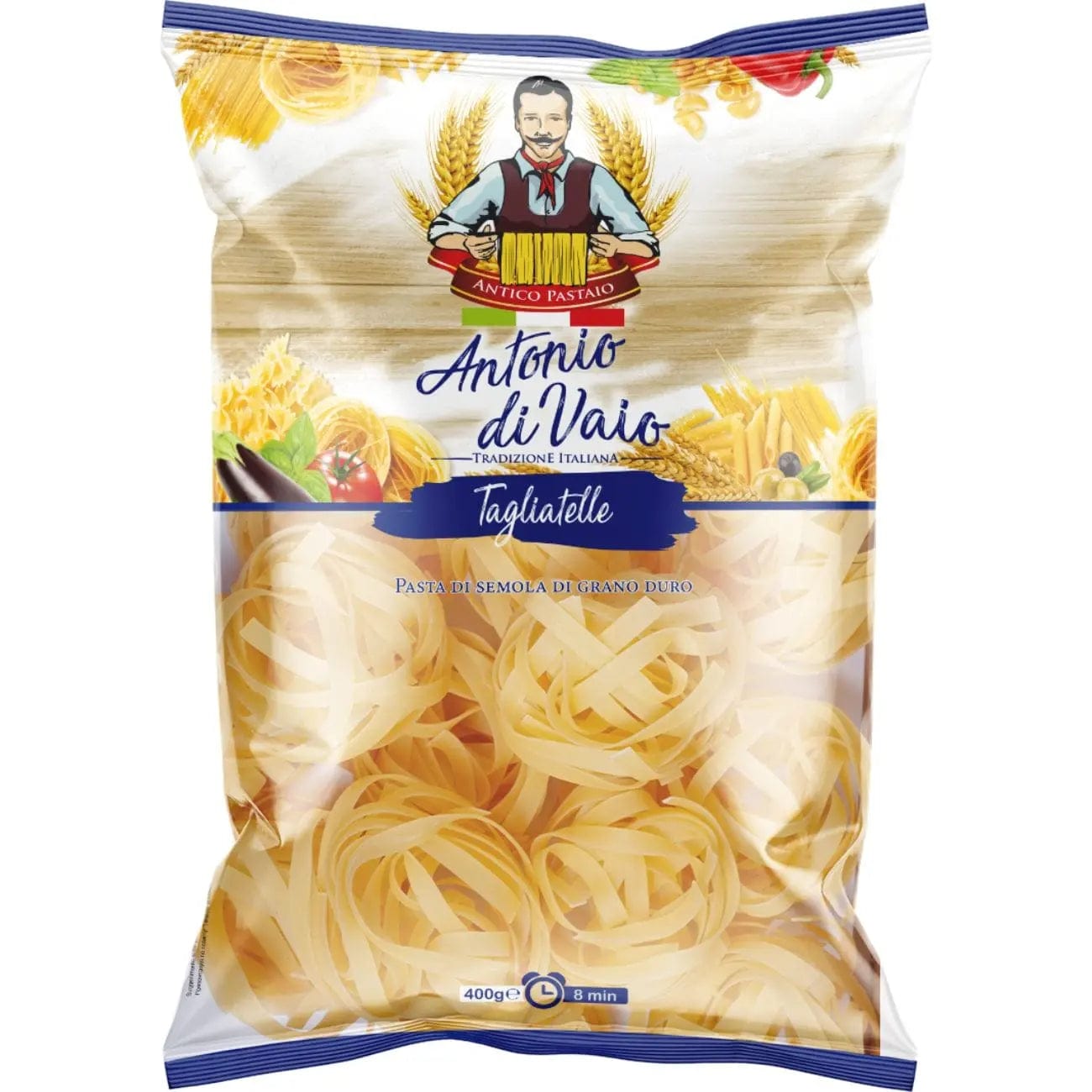 OBLIO DISCOUNTER PASTE ANTONIO DI VAIO 400G TAGLIATELLE GRAU DUR (10)