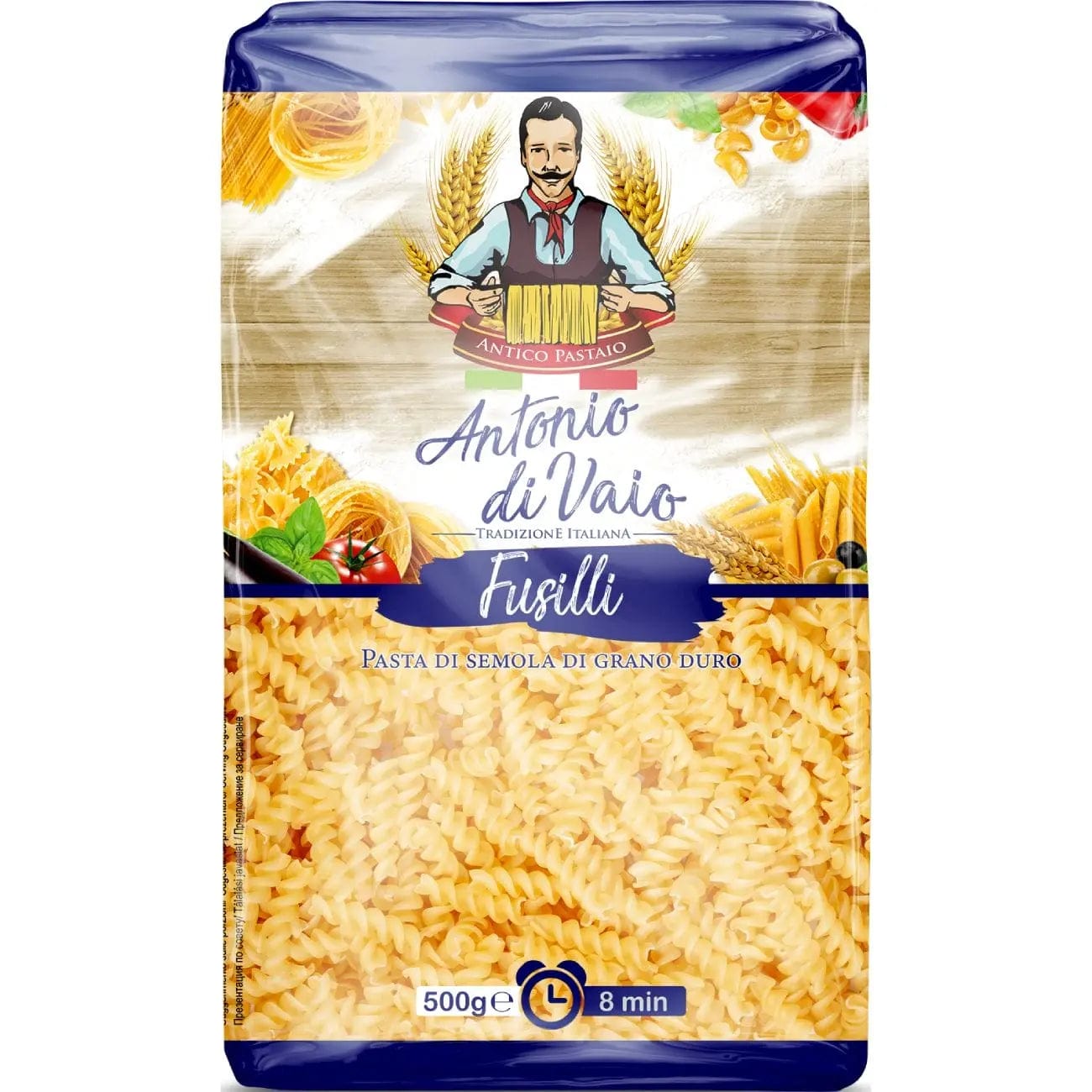 OBLIO DISCOUNTER PASTE ANTONIO DI VAIO 500G FUSILLI GRAU DUR