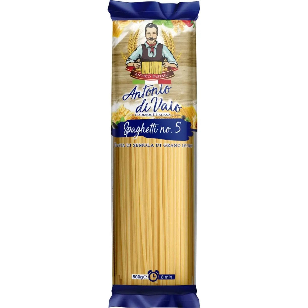 OBLIO DISCOUNTER PASTE ANTONIO DI VAIO 500G SPAGHETTI GRAU DUR NR.5 (20)