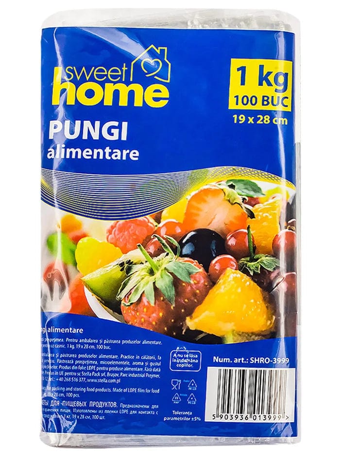 OBLIO DISCOUNTER PUNGI ALIMENTARE SWEET HOME 100/BUC 1KG