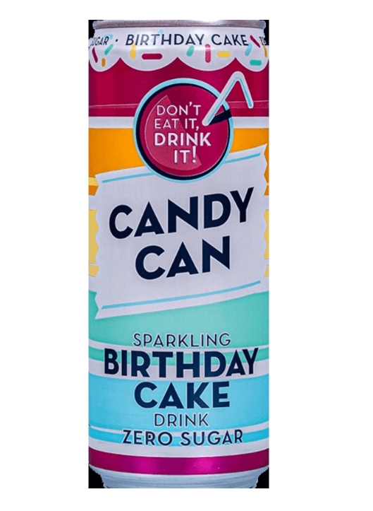 OBLIO DISCOUNTER SUC CANDY CAN 330ML DOZA BIRTHDAY CAKE (12)