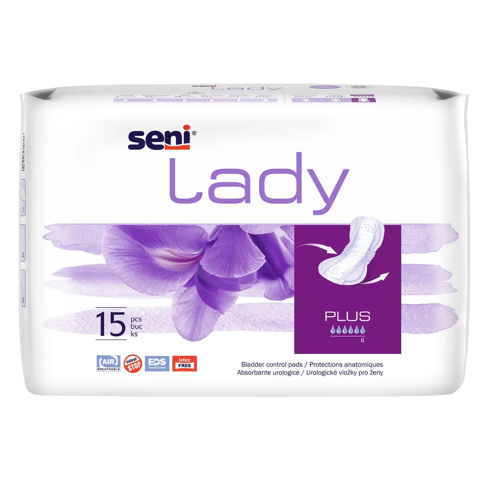 OBLIO DISCOUNTER ABSORBANTE SENI 15/BUC INCONTINENTA LADY PLUS