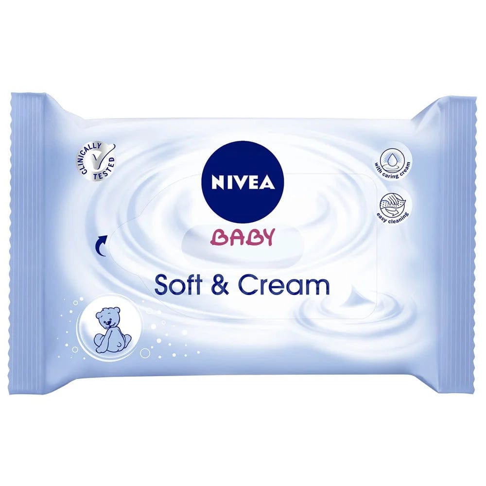 OBLIO DISCOUNTER SERVETELE UMEDE NIVEA 63/BUC BABY SOFT&CREAM (12)