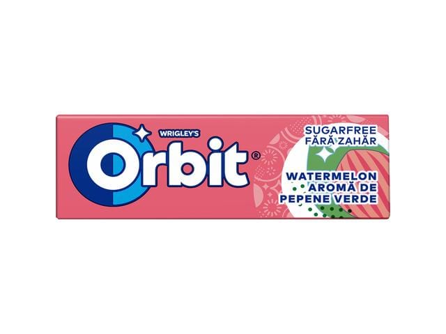 OBLIO DISCOUNTER GUMA ORBIT 14G STRAWBERRY PASTILE