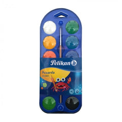 OBLIO DISCOUNTER ACUARELE, 24 CULORI PASTILA + PENSULA, PELIKAN