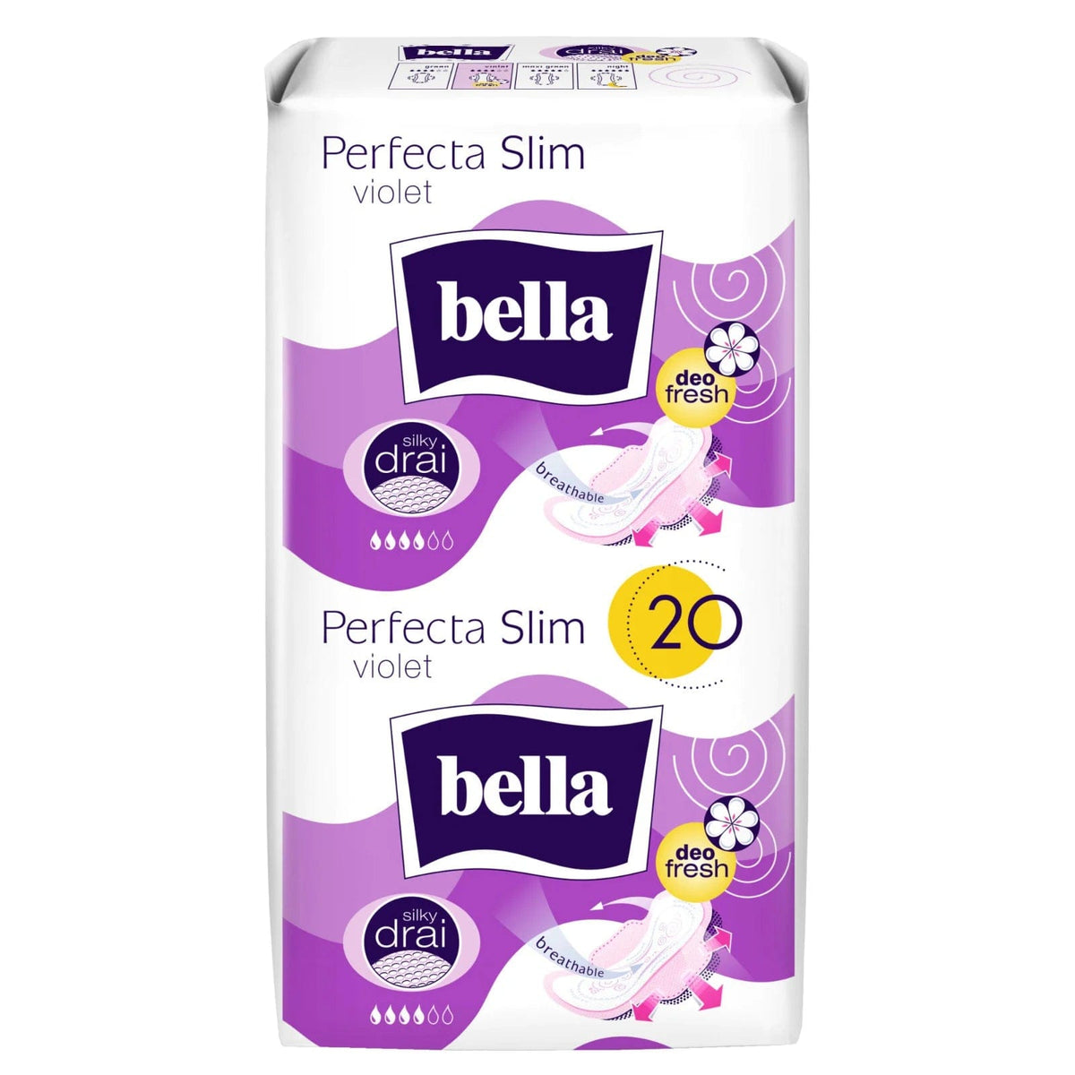 OBLIO DISCOUNTER ABSORBANTE BELLA 20/BUC DUO ULTRA VIOLET