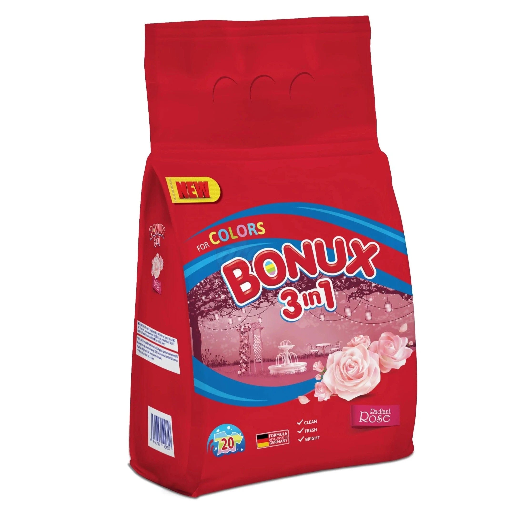 OBLIO DISCOUNTER DETERGENT BONUX 2KG AUTOMAT COLORS ROSE