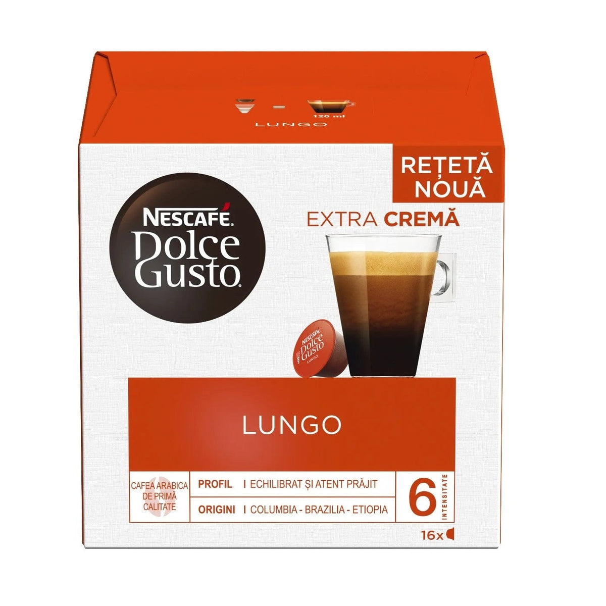 OBLIO DISCOUNTER NESCAFE DOLCE GUSTO 16*6.5G LUNGO