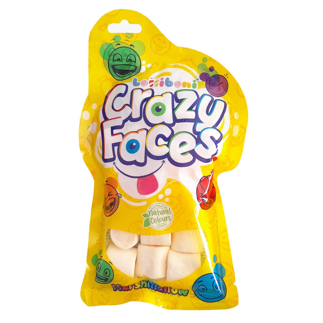 OBLIO DISCOUNTER MARSHMALLOW LOLLIBONI 50G CRAZY FACES