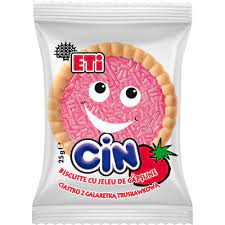 OBLIO DISCOUNTER CIN BISCUITI CU JELEU 25G CAPSUNI