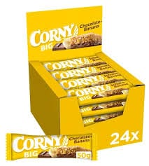 Oblio Discounter NAPOLITANE BATON CEREALE CORNY 50G CIOCOLATA BANANE (24)