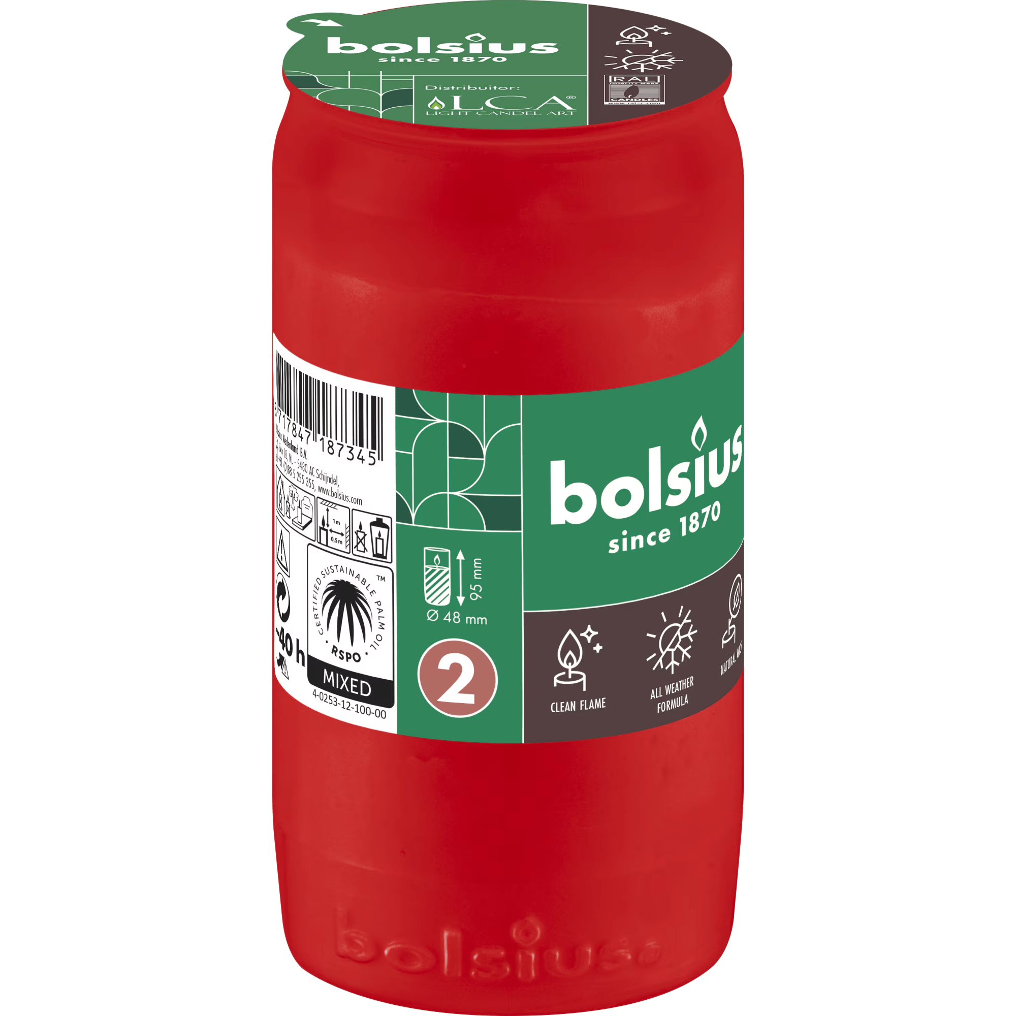 Oblio Discounter LUMANARI CANDELA REZERVA BOLSIUS RC2 ROSU