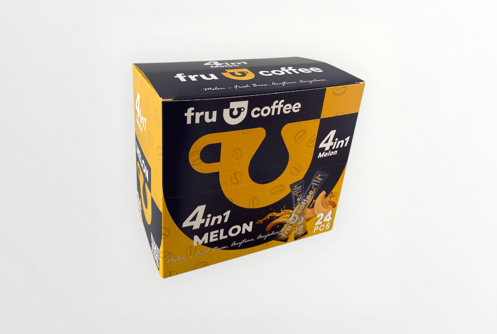 Oblio Discounter CAFEA FRUCOFFEE 4IN1 PEPENE GALBEN 24PCS