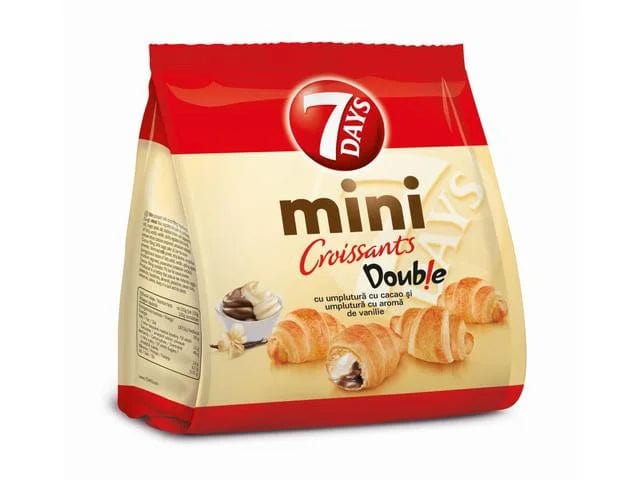 OBLIO DISCOUNTER MINI CROISSANTE 7 DAYS 185G CACAO SI VANILIE
