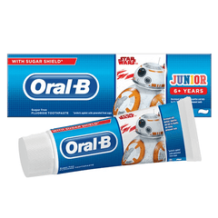 OBLIO DISCOUNTER PASTA DINTI ORAL B 75ML JUNIOR 6+ STAR WARS (24)