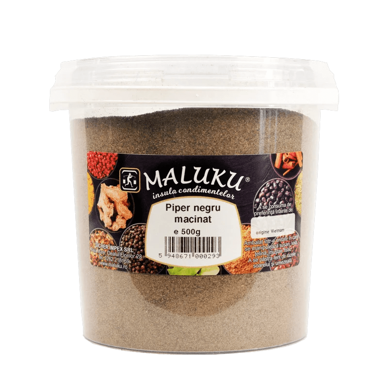 OBLIO DISCOUNTER PIPER NEGRU MALUKU 500G MACINAT