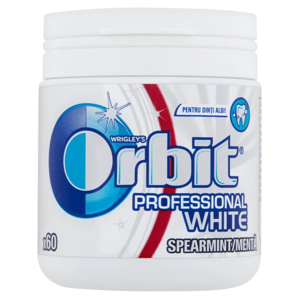 OBLIO DISCOUNTER GUMA ORBIT 84G PROFFESIONAL WHITE BOTTLE 60 (6)