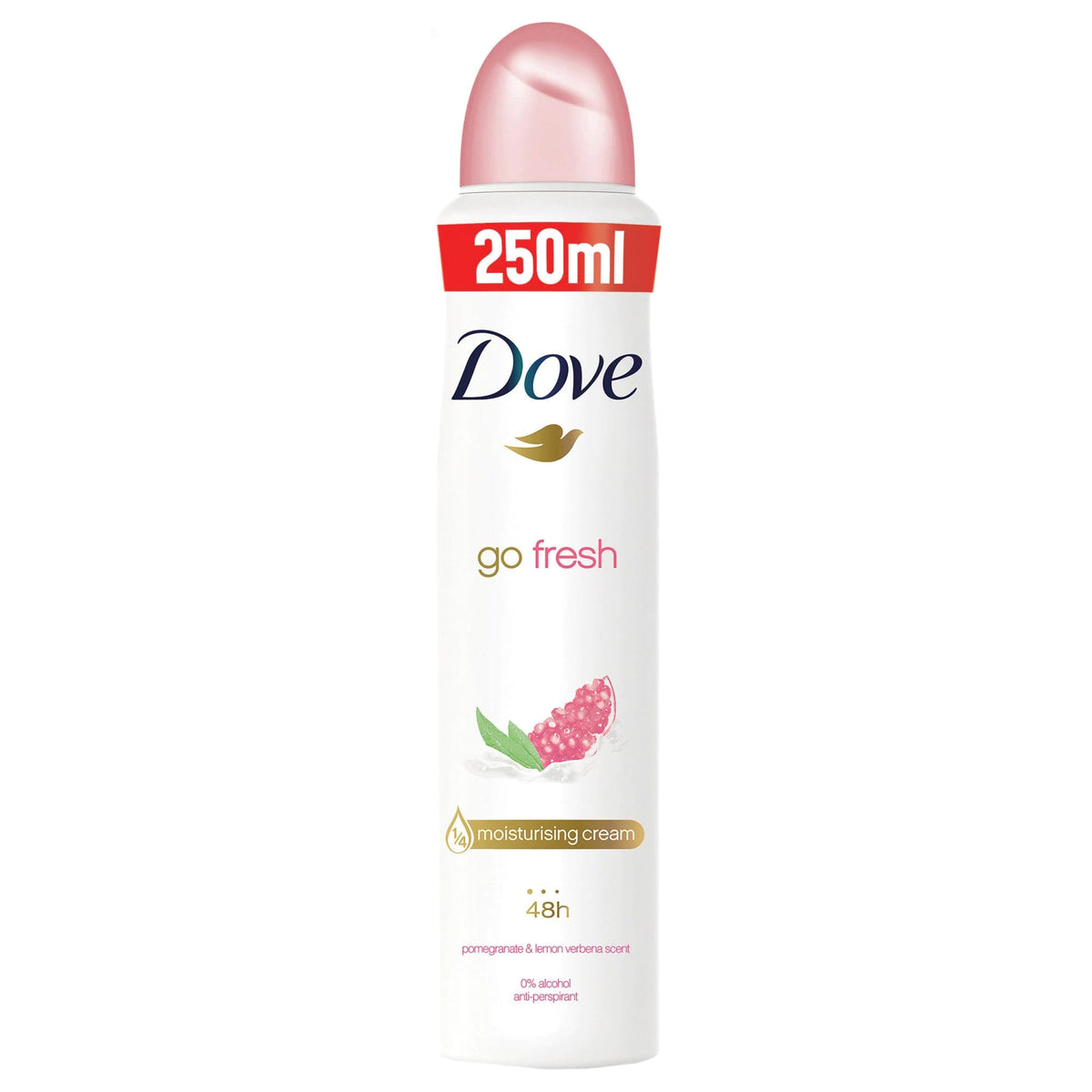 OBLIO DISCOUNTER DEO DOVE 250ML DAMA GO FRESH POMEGRANATE (6)