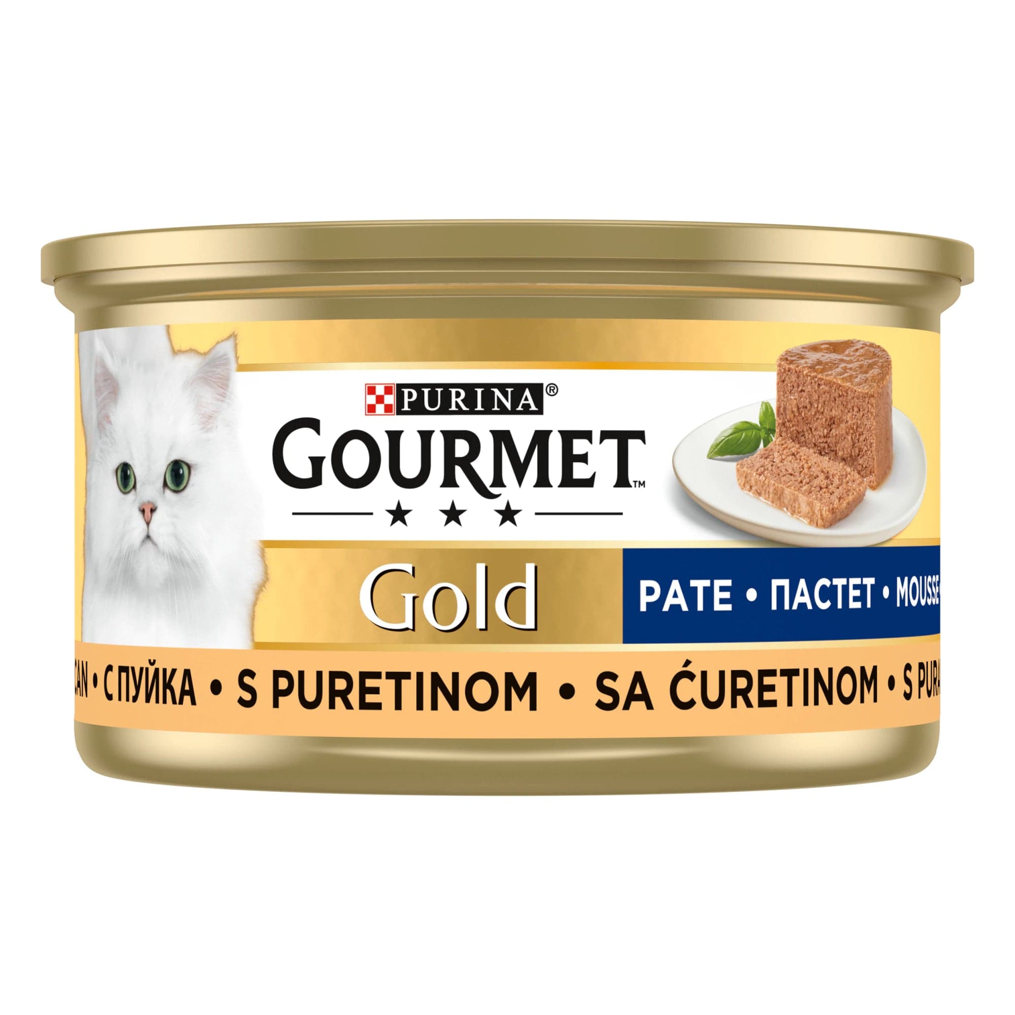 OBLIO DISCOUNTER PATE PISICI GOURMET 85G CURCAN (24)