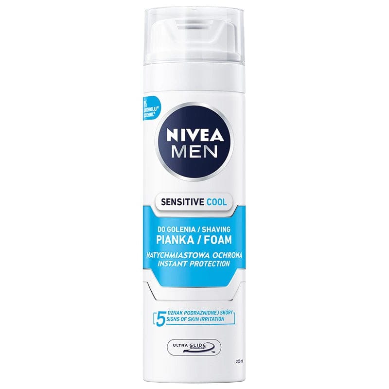 OBLIO DISCOUNTER SPUMA RAS NIVEA 200ML SENSITIVE COOLING (12)